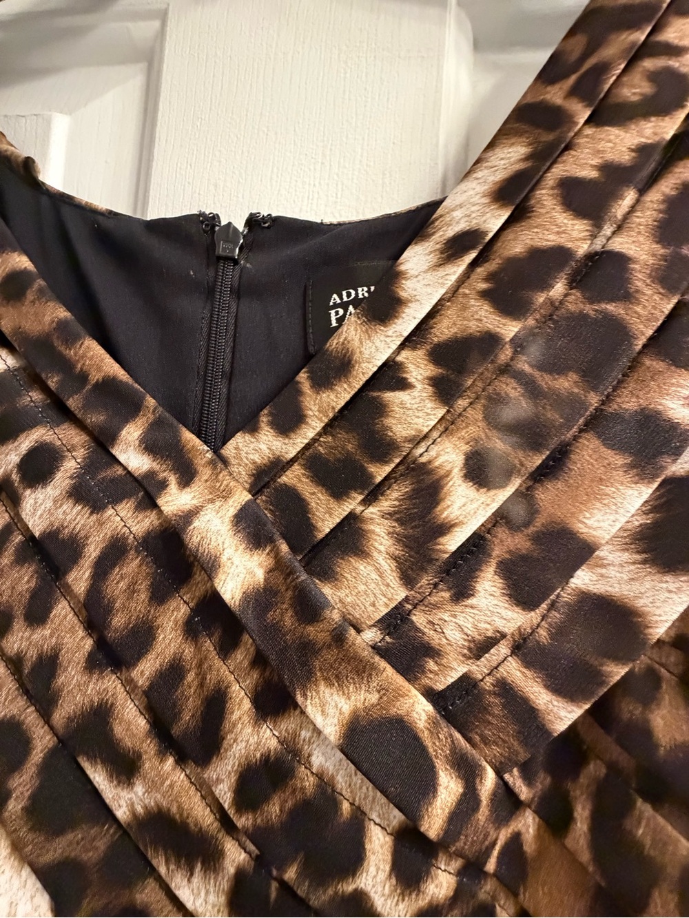 Adrianna Papell Black Dress Label Detail - Picture 3 of 7